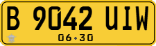 License plate of Indonesia, Commercial vehicles