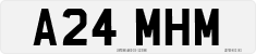 License plate of the United Kingdom, 1983 year system