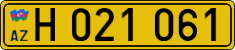 License plate of Azerbaijan, Foreign citizens and enterprises