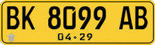 License plate of Indonesia, Commercial vehicles