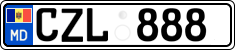 License plate of Moldova, Cars (2015)