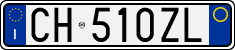 License plate of Italy, Cars (1994 year series)