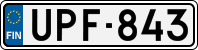 License plate of Finland, Cars