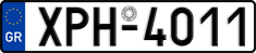 License plate of Greece, Cars