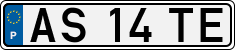 License plate of Portugal, Regular plates