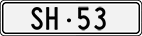 License plate of Switzerland, Cars