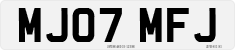 License plate of the United Kingdom, 2001 year system