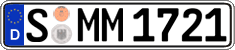 German license plate, Regular plates