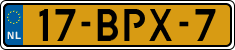 License plate of the Netherlands, Heavy Commercial Vehicles (1994 system)