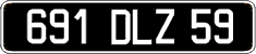 French license plate, FNI