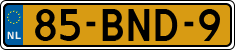 License plate of the Netherlands, Heavy Commercial Vehicles (1994 system)