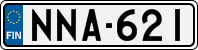License plate of Finland, Cars