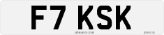 License plate of the United Kingdom, 1983 year system