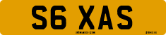 License plate of the United Kingdom, 1983 year system
