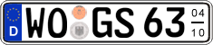 German license plate, Seasonal plates