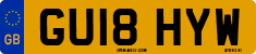 License plate of the United Kingdom, 2001 year system