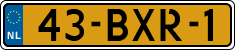License plate of the Netherlands, Heavy Commercial Vehicles (1994 system)