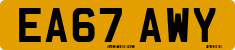 License plate of the United Kingdom, 2001 year system