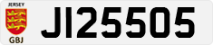 License plate of Jersey, Regular plates (J123456)