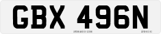 License plate of the United Kingdom, 1963 year system