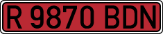 License plates of Spain, Specialty plates