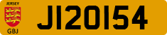 License plate of Jersey, Regular plates (J123456)