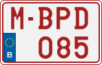 License plate of Belgium, Regular plates (2010)