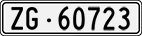 License plate of Switzerland, Cars