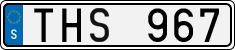 License plate of Sweden, Regular plates