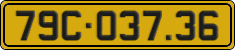 License plate of Vietnam, Commercial vehicles