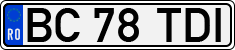 License plate of Romania, Regular plates