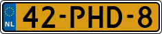 License plate of the Netherlands, Cars