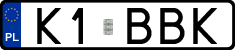 License plates of Poland, Vanity Plates