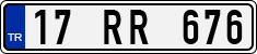 License plate of Turkey, Regular plates