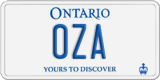 Ontario, Vanity Plates