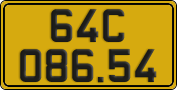 License plate of Vietnam, Commercial vehicles