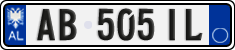 License plate of Albania, Cars (2011)