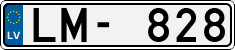 License plate of Latvia, Regular car plates