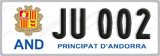 License plate of Andorra, Vanity Plates