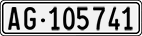 License plate of Switzerland, Cars