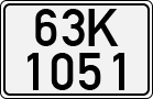 License plate of Vietnam, Cars