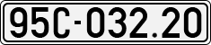 License plate of Vietnam, Cars
