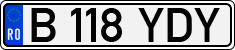 License plate of Romania, Regular plates