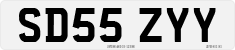 License plate of the United Kingdom, 2001 year system