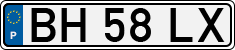License plate of Portugal, Regular plates