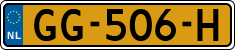 License plate of the Netherlands, Cars
