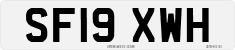 License plate of the United Kingdom, 2001 year system
