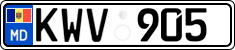 License plate of Moldova, Cars (2015)