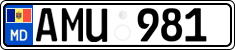 License plate of Moldova, Cars (2015)