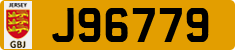 License plate of Jersey, Regular plates (J123456)